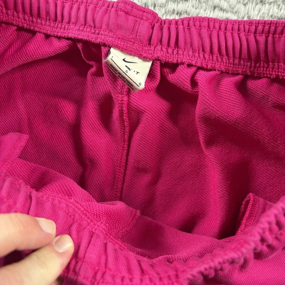 Nike Dri Fit Standard Issue Sweatpants Mens Large Fireberry Hot Pink Tapered NEW